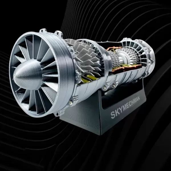 SKYMECHMAN WS-15 Turbofan Model Kit 1:18 — 50+ Parts SKYMECHMAN WS-15 Turbofan Model Kit 1:18 — 50+ Parts