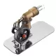 Mini Pocket Stirling Engine Motor – Brass & Glass Heat Engine