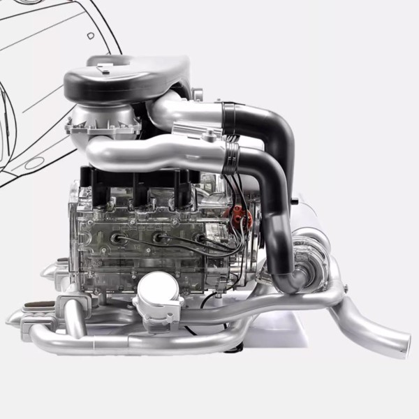 1:3 Flat-Six Turbo Engine STEM Model Kit 200+PCS 1:3 Flat-Six Turbo Engine STEM Model Kit 200+PCS
