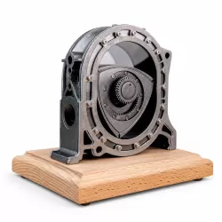 Full-Metal Wankel Rotary Engine Cutaway Model