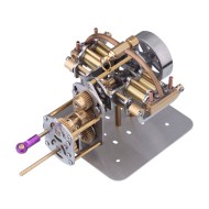 Horizontal Opposed 4-Cylinder Marine Steam Engine with Gearbox Horizontal Opposed 4-Cylinder Marine Steam Engine with Gearbox