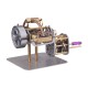 Horizontal Opposed 4-Cylinder Marine Steam Engine with Gearbox Horizontal Opposed 4-Cylinder Marine Steam Engine with Gearbox