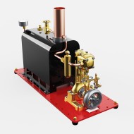 RW-BL1K Reversible Live Steam Engine Kit with Boiler RW-BL1K Reversible Live Steam Engine Kit with Boiler