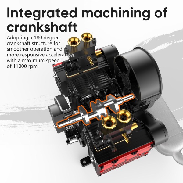 TOYAN FS-B400 14cc Flat-Four Boxer Nitro Engine TOYAN FS-B400 14cc Flat-Four Boxer Nitro Engine