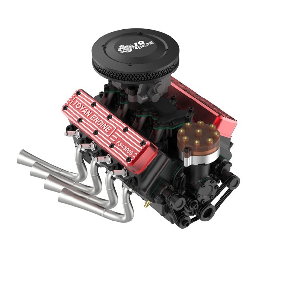 TOYAN FS-V800WGPC 28cc OHV Working V8 Engine Kit TOYAN FS-V800WGPC 28cc OHV Working V8 Engine Kit
