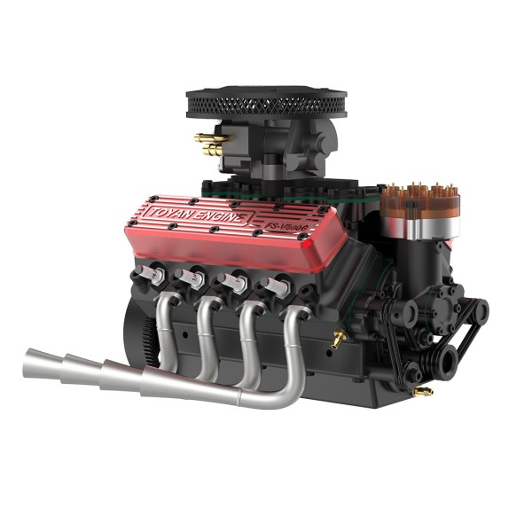 TOYAN FS-V800WGPC 28cc OHV Working V8 Engine Kit TOYAN FS-V800WGPC 28cc OHV Working V8 Engine Kit
