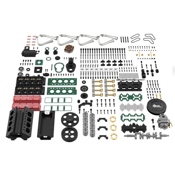TOYAN FS-V800WGPC 28cc OHV Working V8 Engine Kit TOYAN FS-V800WGPC 28cc OHV Working V8 Engine Kit