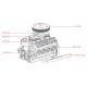 TOYAN FS-V800WGPC 28cc OHV Working V8 Engine Kit TOYAN FS-V800WGPC 28cc OHV Working V8 Engine Kit