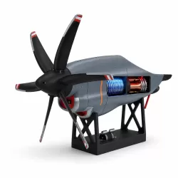 C130-Style 1:6 Variable-Pitch Turboprop Engine Model