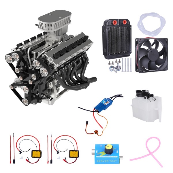 ENJOMOR GS-V12 72cc DOHC 48-Valve Gasoline Engine Model ENJOMOR GS-V12 72cc DOHC 48-Valve Gasoline Engine Model
