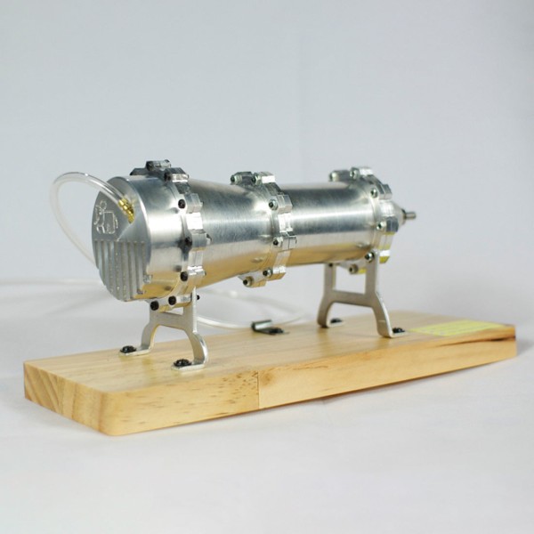Working Multi-Stage Centrifugal Steam Turbine Model Working Multi-Stage Centrifugal Steam Turbine Model