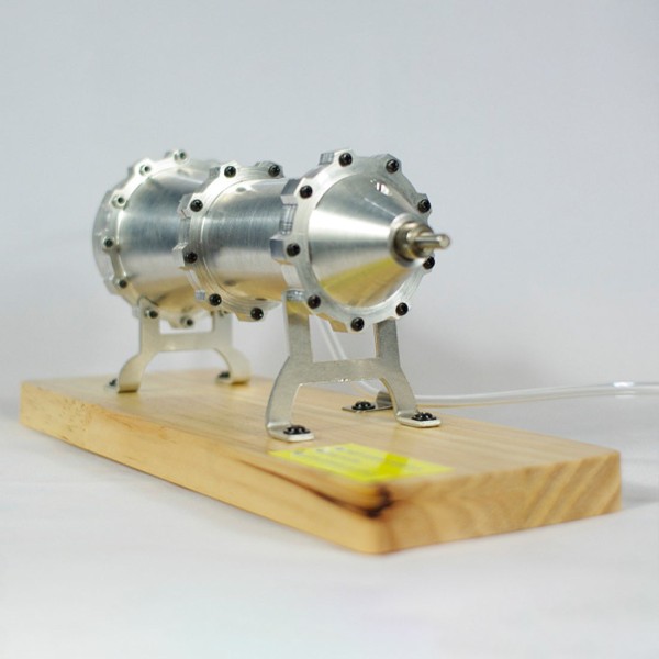Working Multi-Stage Centrifugal Steam Turbine Model Working Multi-Stage Centrifugal Steam Turbine Model
