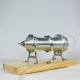 Working Multi-Stage Centrifugal Steam Turbine Model Working Multi-Stage Centrifugal Steam Turbine Model