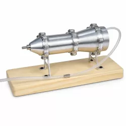 Working Multi-Stage Centrifugal Steam Turbine Model