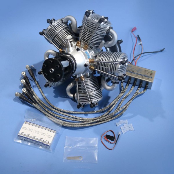 NGH GF150R5 150cc 5-Cylinder Radial Gasoline Engine NGH GF150R5 150cc 5-Cylinder Radial Gasoline Engine