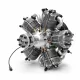 NGH GF150R5 150cc 5-Cylinder Radial Gasoline Engine NGH GF150R5 150cc 5-Cylinder Radial Gasoline Engine
