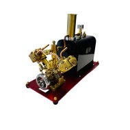 RW-BV2C Reversible V-Twin Live Steam Engine with Boiler RW-BV2C Reversible V-Twin Live Steam Engine with Boiler
