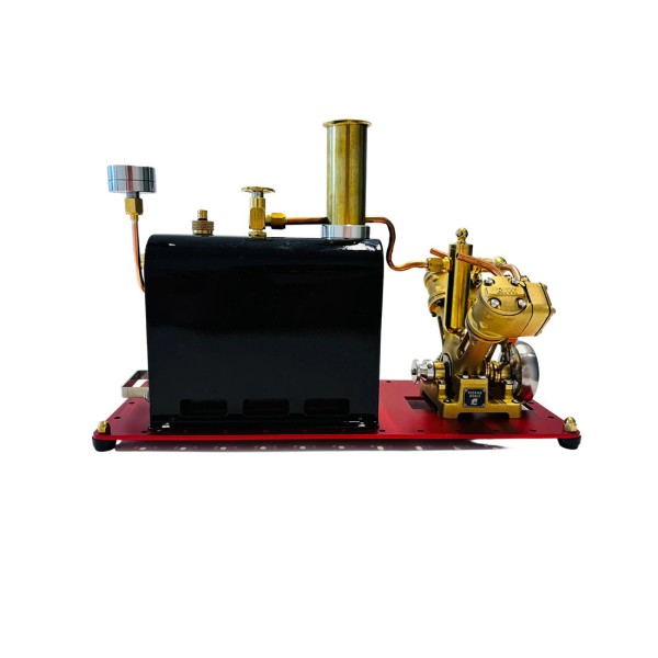 RW-BV2C Reversible V-Twin Live Steam Engine with Boiler RW-BV2C Reversible V-Twin Live Steam Engine with Boiler