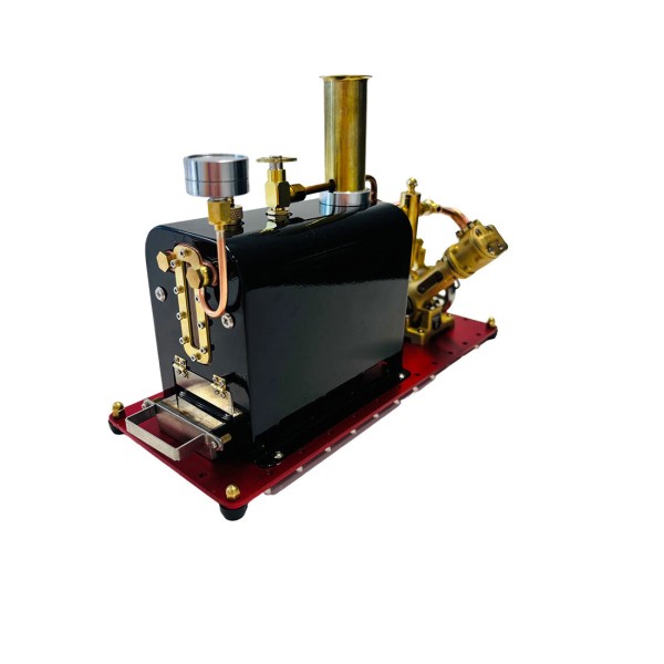 RW-BV2C Reversible V-Twin Live Steam Engine with Boiler RW-BV2C Reversible V-Twin Live Steam Engine with Boiler