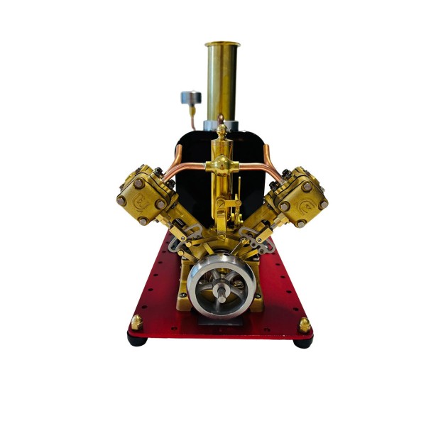 RW-BV2C Reversible V-Twin Live Steam Engine with Boiler RW-BV2C Reversible V-Twin Live Steam Engine with Boiler