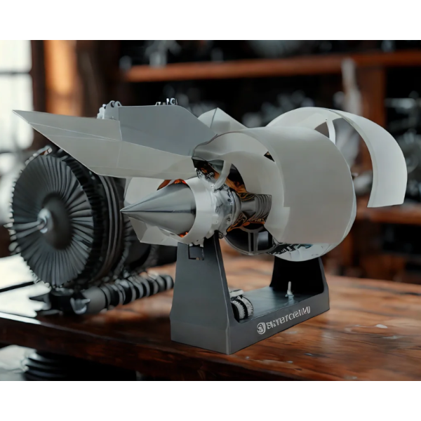 SKYMECHMAN A38X 1:24 Cutaway Turbofan Engine Model Kit SKYMECHMAN A38X 1:24 Cutaway Turbofan Engine Model Kit