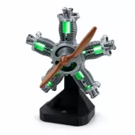 ENJOMOR Five-Cylinder Radial Engine STEM Model Kit 100+PCS