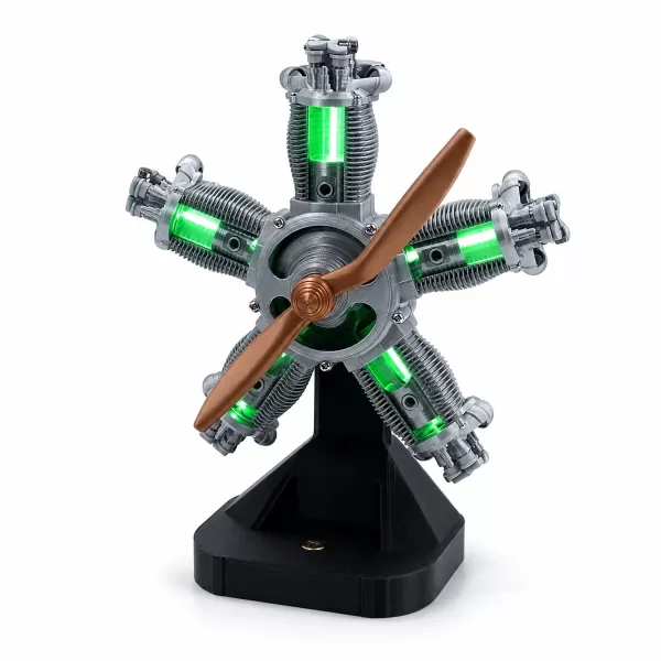 ENJOMOR Five-Cylinder Radial Engine STEM Model Kit 100+PCS ENJOMOR Five-Cylinder Radial Engine STEM Model Kit 100+PCS
