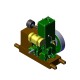 RETROL & OKMO D-Type 1:4 Stationary Gasoline Engine Model RETROL & OKMO D-Type 1:4 Stationary Gasoline Engine Model