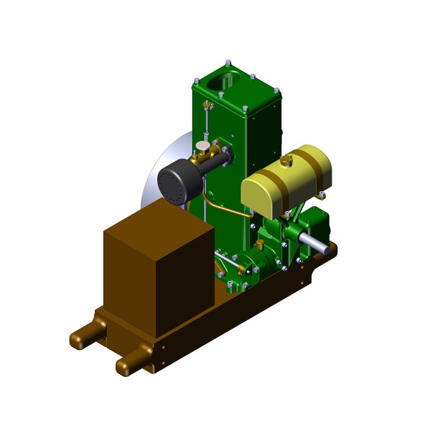 RETROL & OKMO D-Type 1:4 Stationary Gasoline Engine Model RETROL & OKMO D-Type 1:4 Stationary Gasoline Engine Model