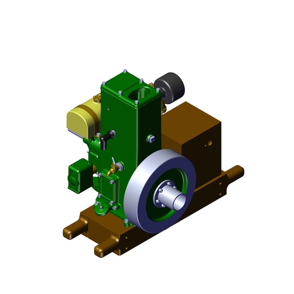 RETROL & OKMO D-Type 1:4 Stationary Gasoline Engine Model RETROL & OKMO D-Type 1:4 Stationary Gasoline Engine Model