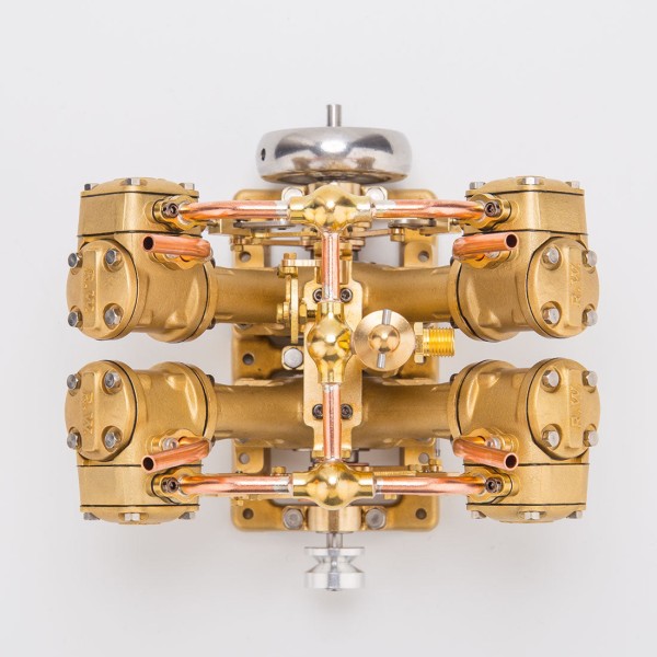 RW-V4 Reversible Four-Cylinder Marine Steam Engine Model RW-V4 Reversible Four-Cylinder Marine Steam Engine Model