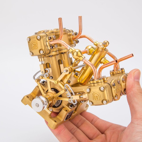 RW-V4 Reversible Four-Cylinder Marine Steam Engine Model RW-V4 Reversible Four-Cylinder Marine Steam Engine Model