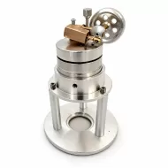 Working Vertical Single-Cylinder Steam Engine Model