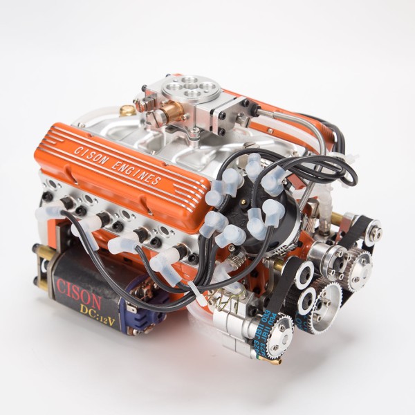 CISON 44cc Small-Block V8 Working Engine Model CISON 44cc Small-Block V8 Working Engine Model
