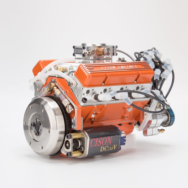 CISON 44cc Small-Block V8 Working Engine Model CISON 44cc Small-Block V8 Working Engine Model