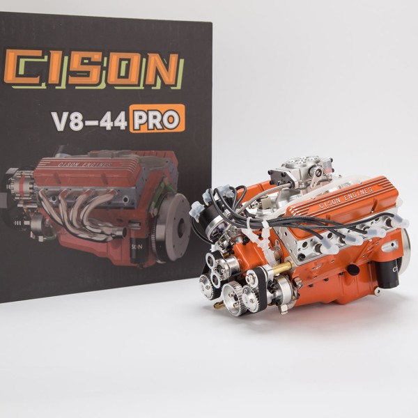 CISON 44cc Small-Block V8 Working Engine Model CISON 44cc Small-Block V8 Working Engine Model