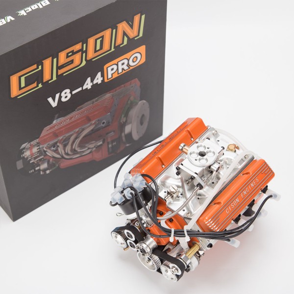 CISON 44cc Small-Block V8 Working Engine Model CISON 44cc Small-Block V8 Working Engine Model