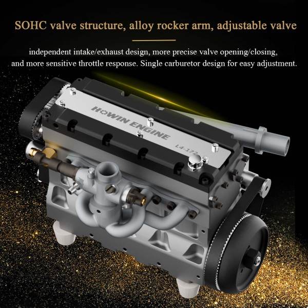 HOWIN L4 17.2cc Inline-4 Water-Cooled Engine Model HOWIN L4 17.2cc Inline-4 Water-Cooled Engine Model
