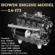 HOWIN L4 17.2cc Inline-4 Water-Cooled Engine Model HOWIN L4 17.2cc Inline-4 Water-Cooled Engine Model