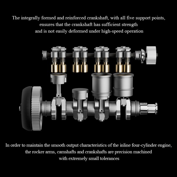 HOWIN L4 17.2cc Inline-4 Water-Cooled Engine Model HOWIN L4 17.2cc Inline-4 Water-Cooled Engine Model