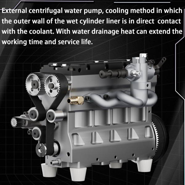HOWIN L4 17.2cc Inline-4 Water-Cooled Engine Model HOWIN L4 17.2cc Inline-4 Water-Cooled Engine Model