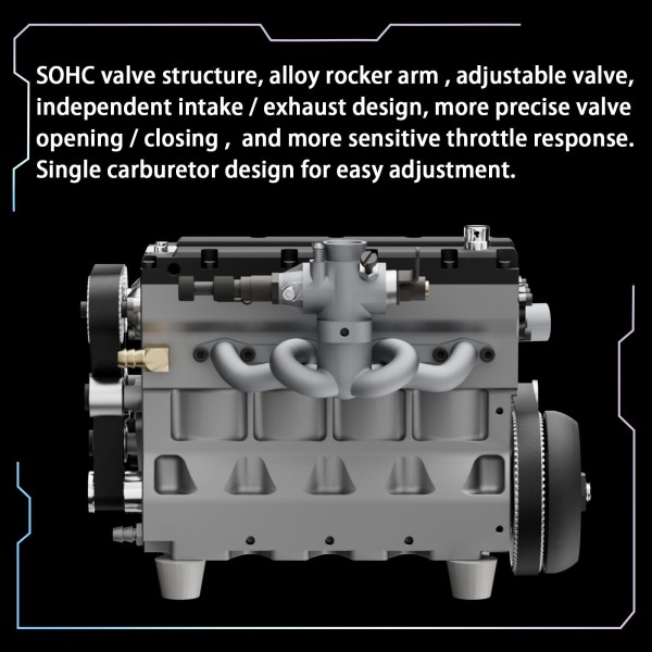 HOWIN L4 17.2cc Inline-4 Water-Cooled Engine Model HOWIN L4 17.2cc Inline-4 Water-Cooled Engine Model