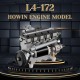 HOWIN L4 17.2cc Inline-4 Water-Cooled Engine Model HOWIN L4 17.2cc Inline-4 Water-Cooled Engine Model