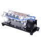 V8 Electromagnetic 8-Coil Engine Model V8 Electromagnetic 8-Coil Engine Model