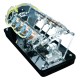 V8 Electromagnetic 8-Coil Engine Model V8 Electromagnetic 8-Coil Engine Model