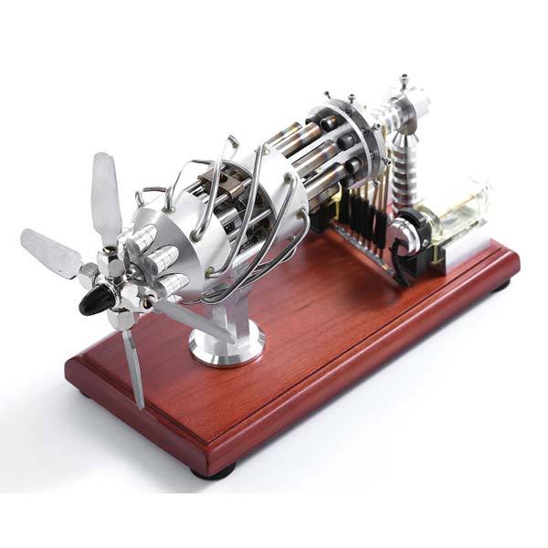 16-Cylinder Double-Tank Stirling Engine Model 16-Cylinder Double-Tank Stirling Engine Model