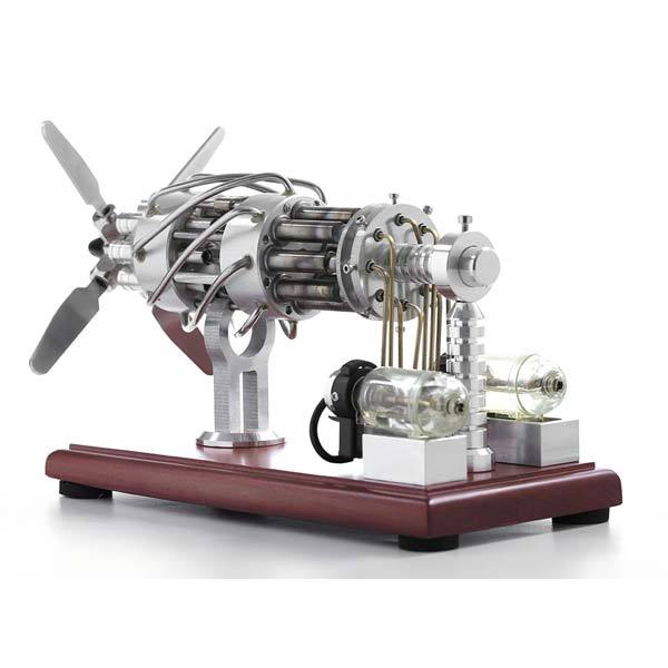 16-Cylinder Double-Tank Stirling Engine Model 16-Cylinder Double-Tank Stirling Engine Model