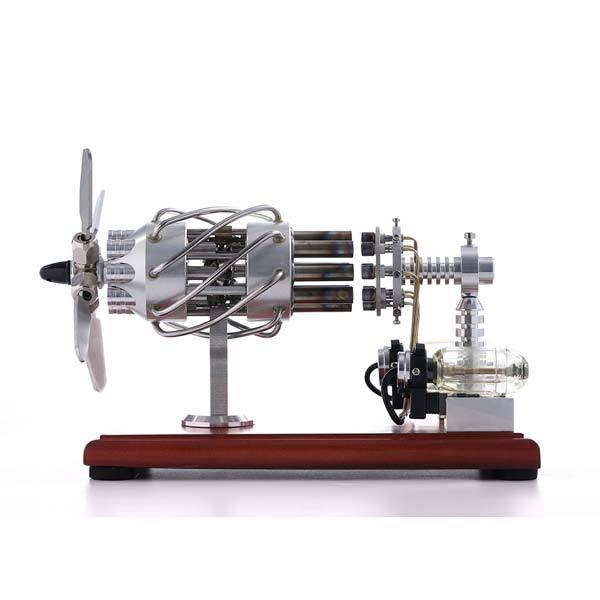 16-Cylinder Double-Tank Stirling Engine Model 16-Cylinder Double-Tank Stirling Engine Model