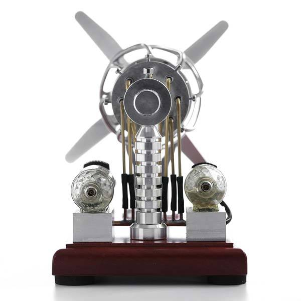 16-Cylinder Double-Tank Stirling Engine Model 16-Cylinder Double-Tank Stirling Engine Model