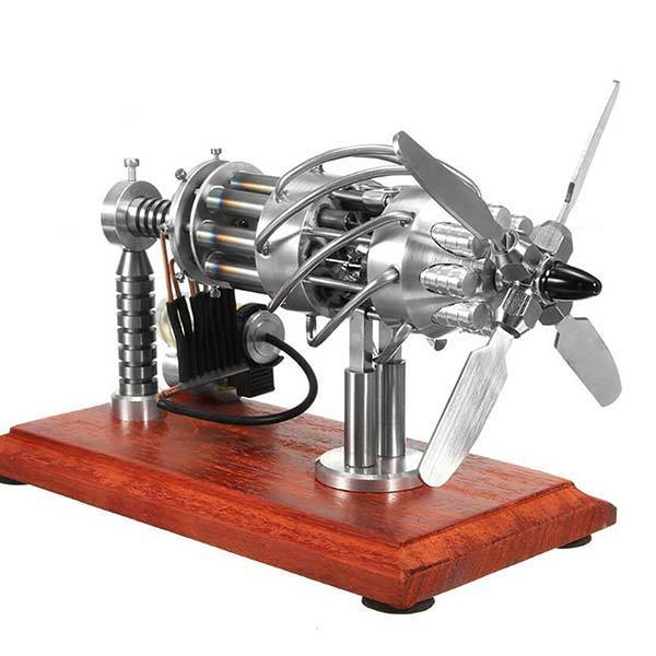 16-Cylinder Double-Tank Stirling Engine Model 16-Cylinder Double-Tank Stirling Engine Model
